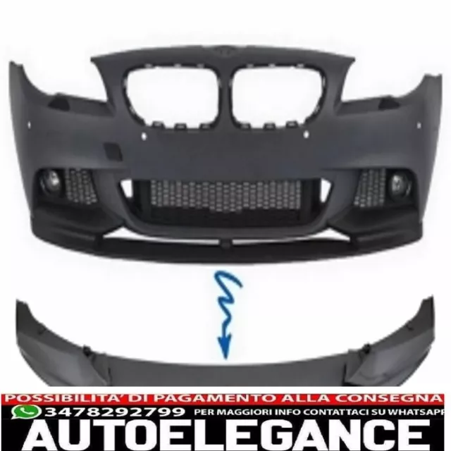 Labbro Paraurti Anteriore Per BMW Serie 1 F40 - Carbon Look 2019-2023