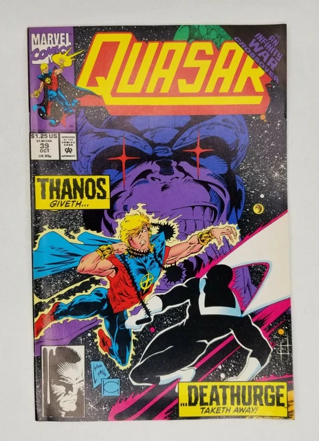 Quasar #39 (1992) Marvel Comics Thanos Infinity War - NM
