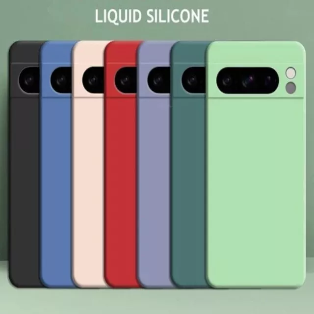 For Google Pixel 7A / 8 / 8 Pro / 7 Case, Liquid Silicone Shockproof Phone Cover