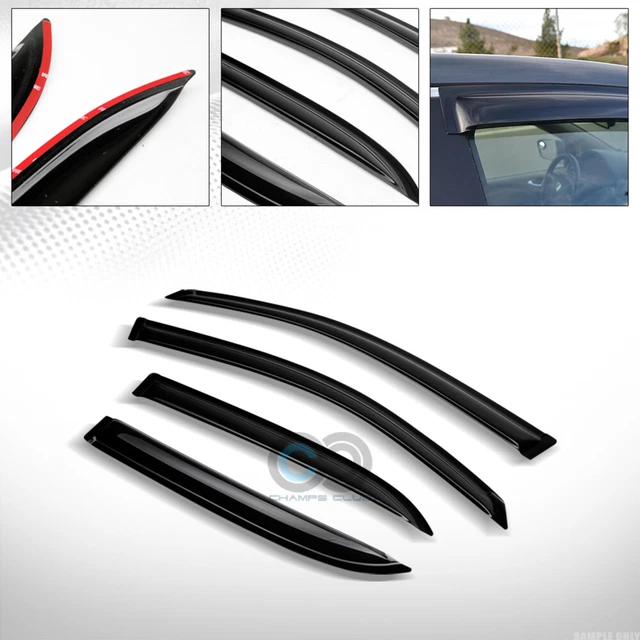 Sun/Rain Smoke Guard Vent Shade Deflectors Window Visors 06-09 Pontiac Torrent