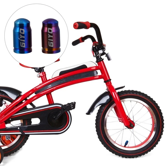 2 pz Coperchio Valvola Bicicletta Tc4 Coperchi Gambo Lega di Titanio Tappi Metallo