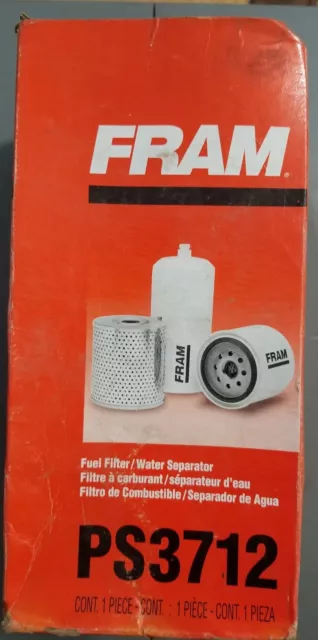 FRAM Fuel Filter / Water Separator Part# PS3712 - NEW