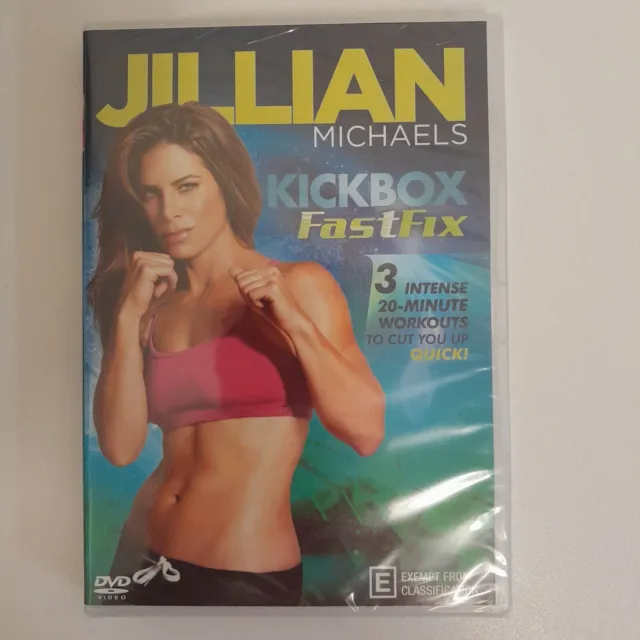 Jillian Michaels Kickbox Fastfix - NEW SEALED - DVD - Workout