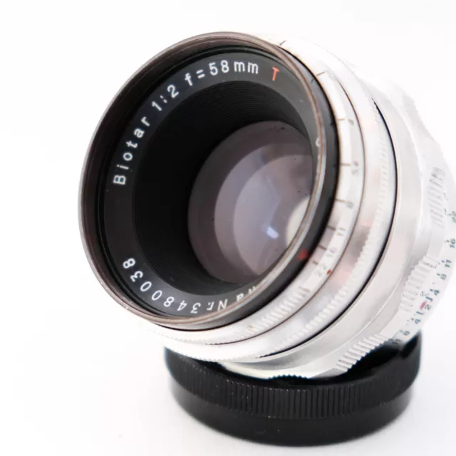 Carl Zeiss Jena BIOTAR 1:2  f=58mm  - m42 lens in working condition