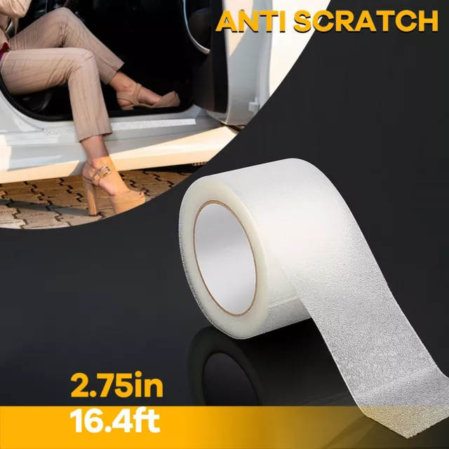 16.4FT Universal Car Door PEVA Sill Scuff Sticker Anti Scratch Protector Strip