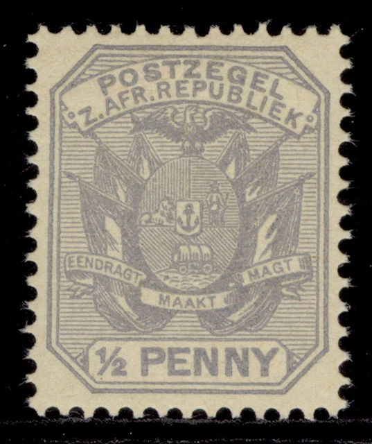 SOUTH AFRICA - Transvaal QV SG205, ½d pearl-grey, NH MINT.