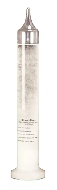 NEW Heebie Jeebies Fitzroy's Storm Glass 28cm - 1685 HJ-6185