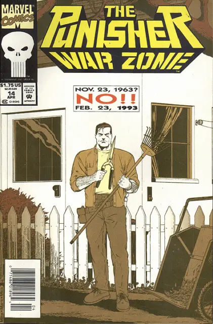 PUNISHER WAR ZONE (1992 Series) #14 NEWSSTAND Very Fine Comics Book