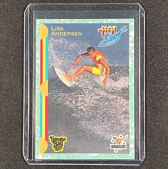 LISA ANDERSEN 1993 Futera Hot Surf Surfing Rookie RC Card #42 Mint PSA
