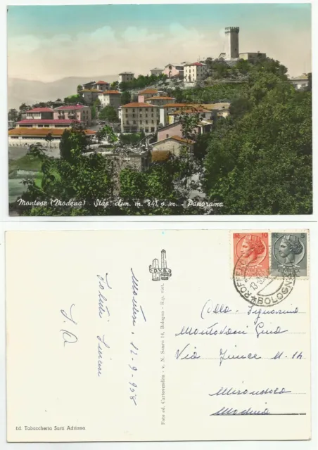 MODENA (369) - MONTESE Panorama - FG/Vg 1958