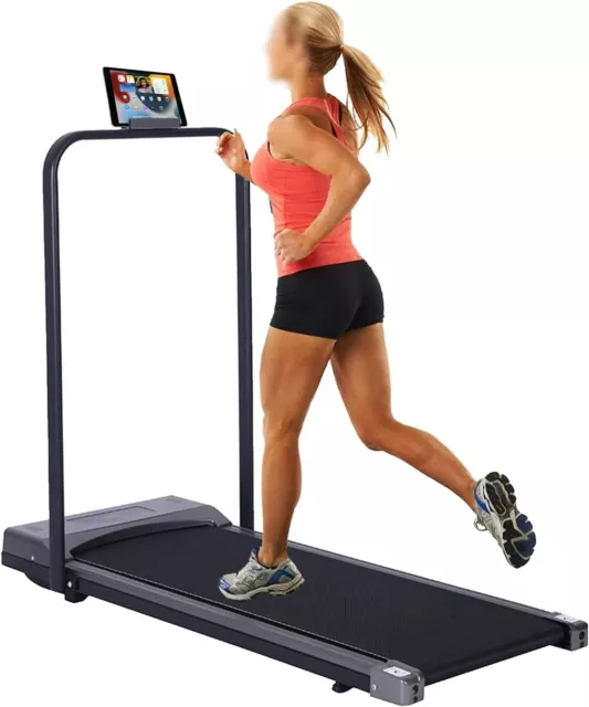 LED Foldable Treadmill Walking Running Machine Home Office Under Desk w/ Remote