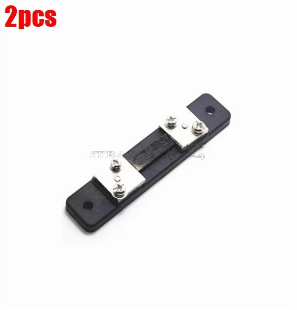2 Pièces Shunt 75mV 50A DC – Résistance De Mesure/précision – FL-2C – Neuf – Chine
