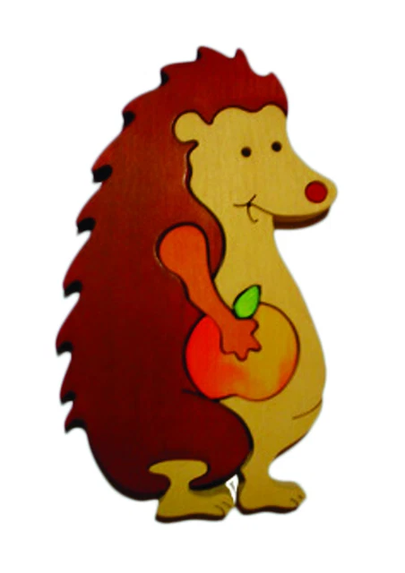 Wooden Jigsaw Puzzle for toddler Animal Educational Toy Montessori, 3D puzzle