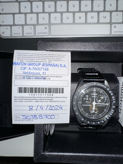Snoopy x OMEGA x Swatch MoonSwatch 掛けよ Black Snoopy x OMEGA x Swatch MoonSwatch 掛けよ Black
