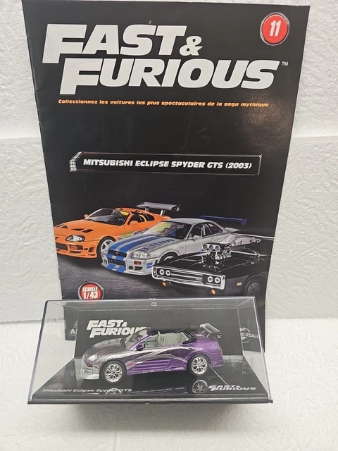 Mattel FAST&FURIOUS ECLIPCE SPYDER 1/55 Mitsubishi Eclipse Spyder