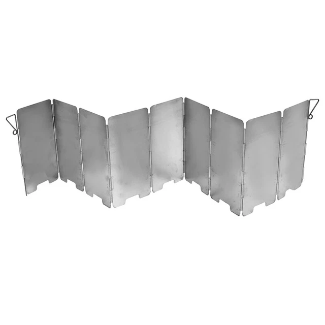 9 Platten Faltbare Outdoor Camping Kochen Herd Gasherd Windschutzscheiben W A4P2