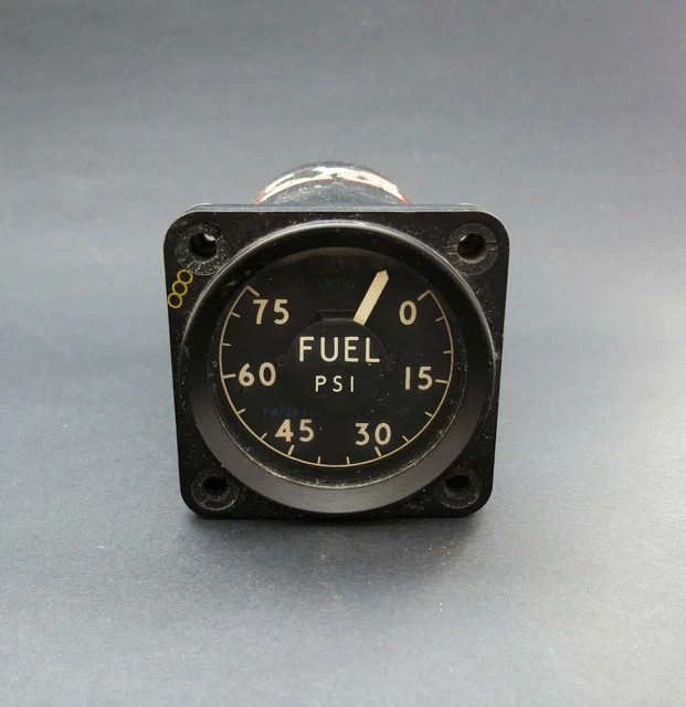 VINTAGE RAF SMITHS Aircraft Fuel Ratiometer Pressure Indicator Gauge