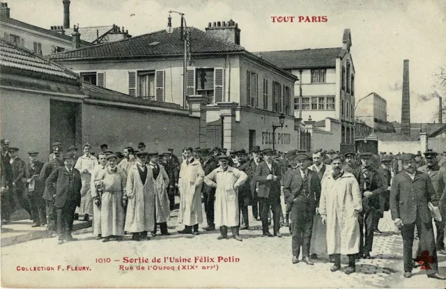 CPA - All Paris - Exit from L'Usine Felix Potin - Rue de l'Ourcq