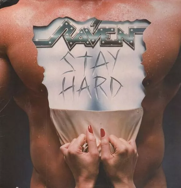 Raven Stay Hard NEAR MINT Atlantic Vinyl LP