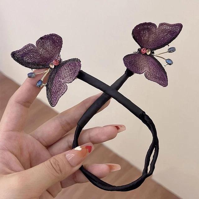 Women Lazy Hair Curler Butterfly Twisting Hair Clip Accessories✨ pin Maker O7Y4