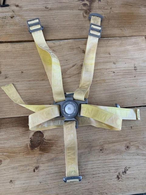 Maclaren Techno Stroller Pushchair 5 Point Harness Yellow & Grey