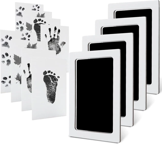 4-PACK INKLESS HAND and Footprint Kit - Ink Pad for Baby Hand and ...
