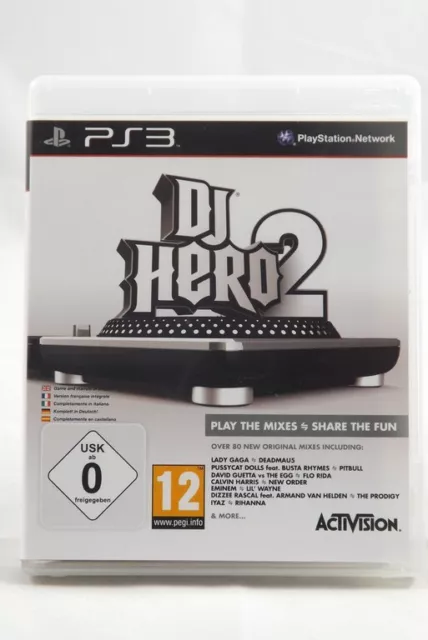 DJ Hero 2 (Sony PlayStation 3) PS3 Spiel in OVP - SEHR GUT