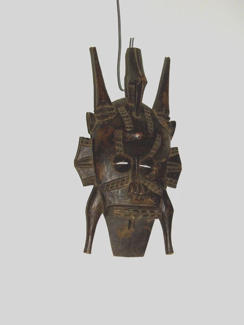 Masque Dan-Nguere Bois – Art Africain, Côte D'Ivoire, Plus De 60 Ans, 25cm