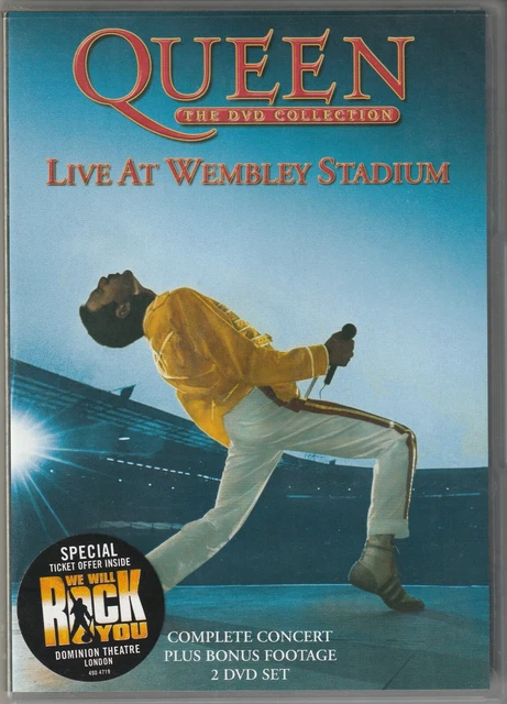 QUEEN - LIVE At Wembley Stadium - 2 x DVD (2003) *AFFRANCHISSEMENT ...