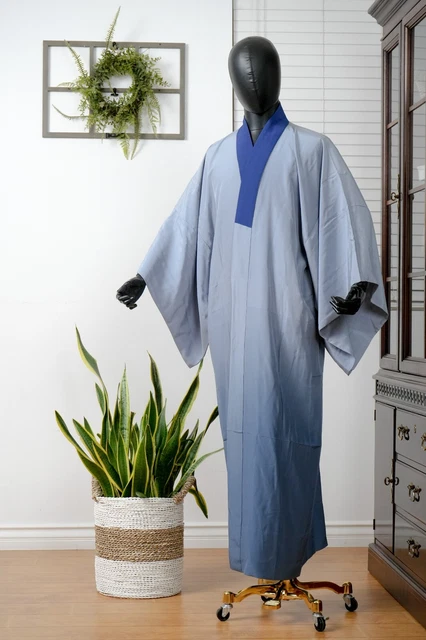 Dear Vanilla Japanese Juban Undergown Men's Kimono Authentic Vintage Japan Mint