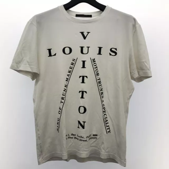 Louis Vuitton Oui Vuitton V Uticoor Onogra Print Hort Eeve White for Men