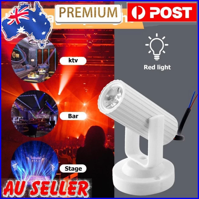 LED Stage Spotlight Beam Lamp Disco Bar KTV Club Party Spot Light (Red)