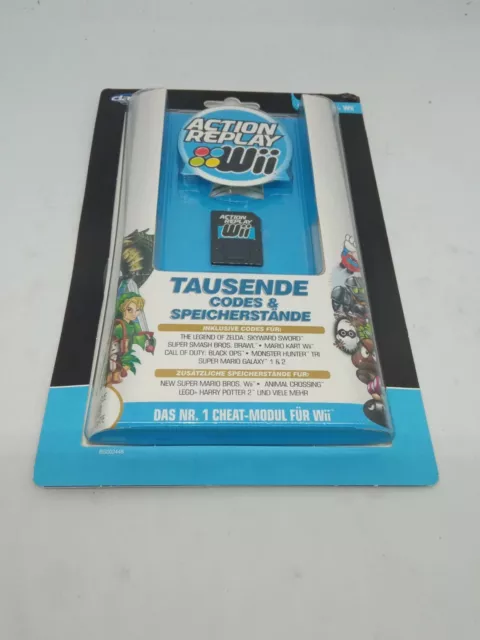 Action replay + carte SD 1 GB cheat code zelda mario Nintendo Wii Neuf