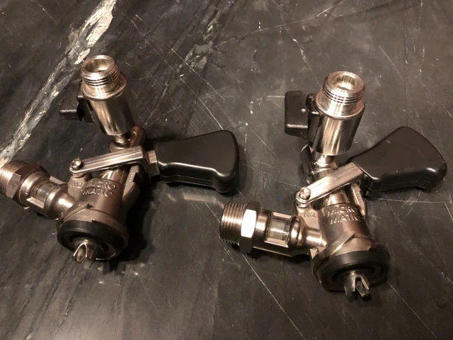 2 x Zapfkopf KEG-Verschluss MicroMatic für Korbfitting SK 184.08