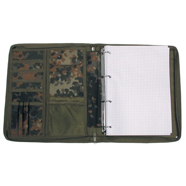 Bundeswehr flecktarn Bw Delux Schreibmappe writing case Mappe DIN A4