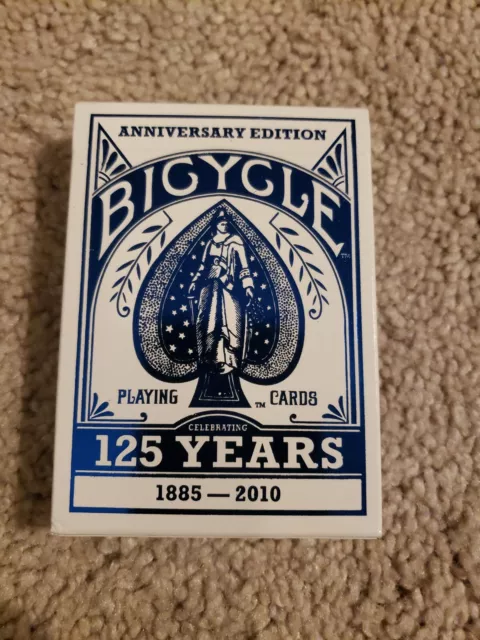 Bicycle 125th Anniversary Edition Playing Cards. Used. Excellent Condition