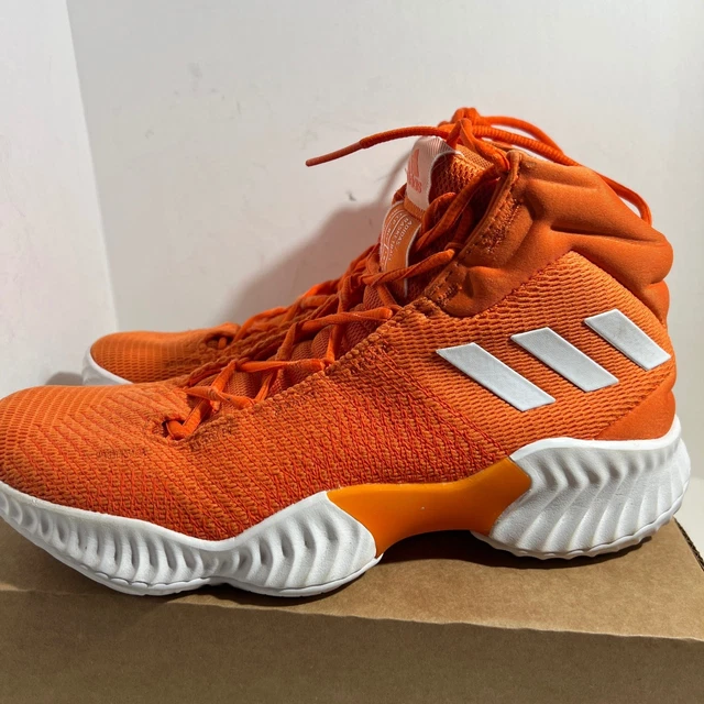 Adidas Mens Basketball Shoes Sz 9 Orange White High Top‎  AH2659 Pro Bounce adidas Men main image 2