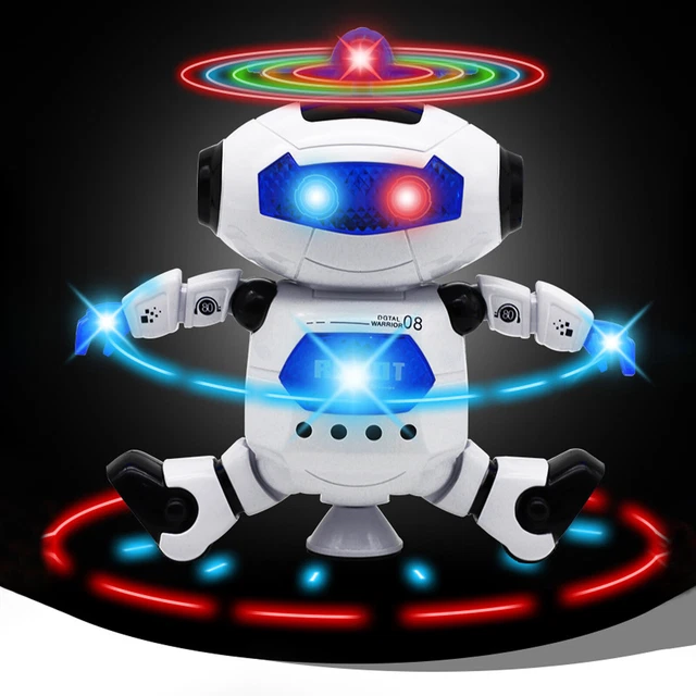FUN DANCING ROBOT Battery Powered Classic Foot Balance Robot Gifts for ...