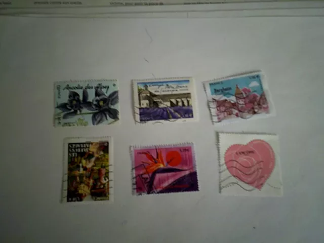 années 2023-2024     lot de timbres oblitérés