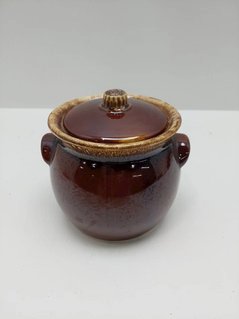 HULL Brown Pottery Container