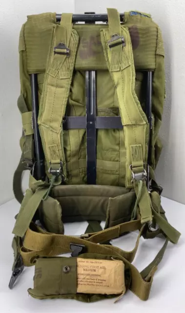 US Military Field Alice Pack Army Backpack Straps w/ Metal Frame Combat Rucksack