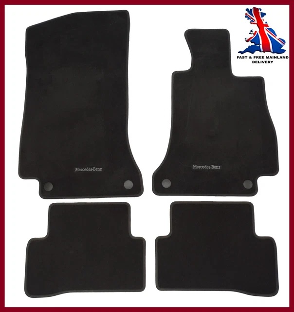 GENUINE MERCEDES C Class W205 20132022 Velour Floor Carpet Mat Set Of