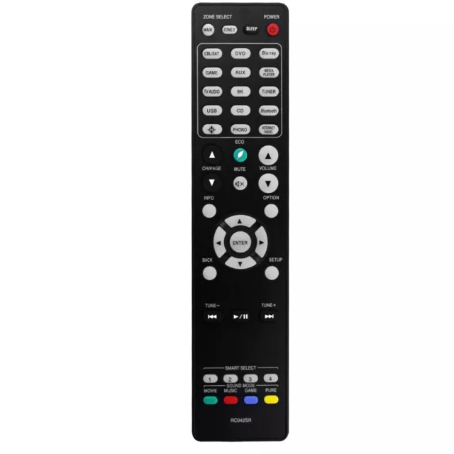 RC042SR Replace Remote Control for  4K U Ultra  AV Receivers4297