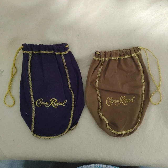 Brown & Purple Crown Royal Bags