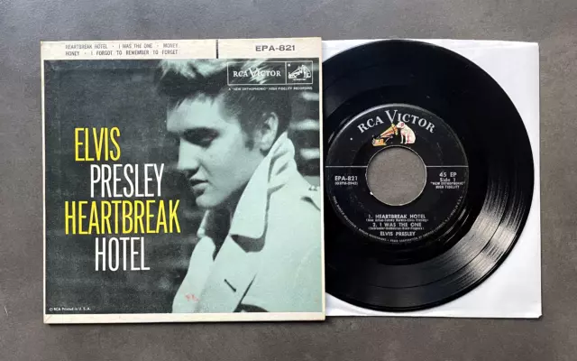 EP Elvis Presley - Heartbreak Hotel - USA EPA 821