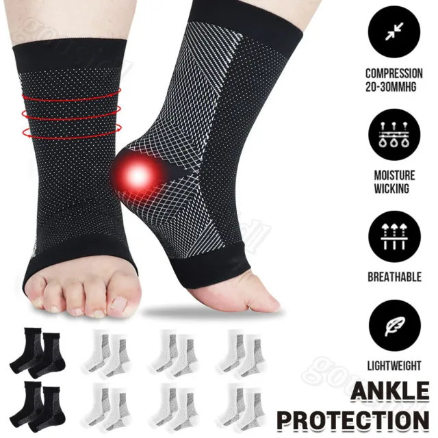 4Pairs NEW Medical Neuro Socks Compression Neuropathy Plantar Fasciitis Socks UK