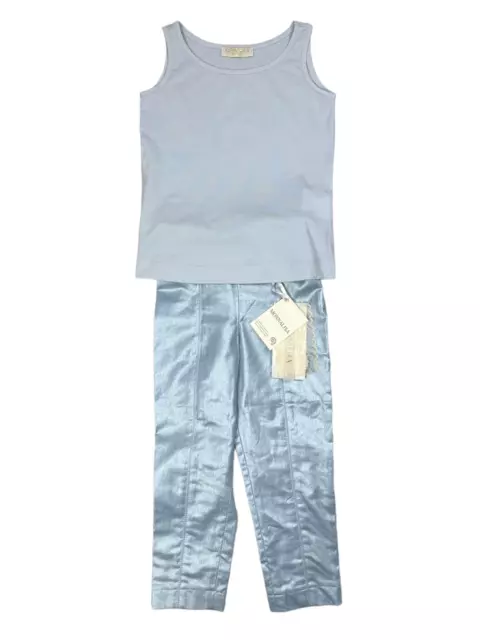 Set Monnalisa RRP £249 ETÀ 4 anni pantaloni canottiera ragazze A828