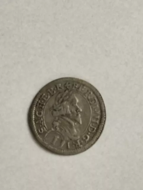 1 Kreuzer FerdinandII 1645 Österreich