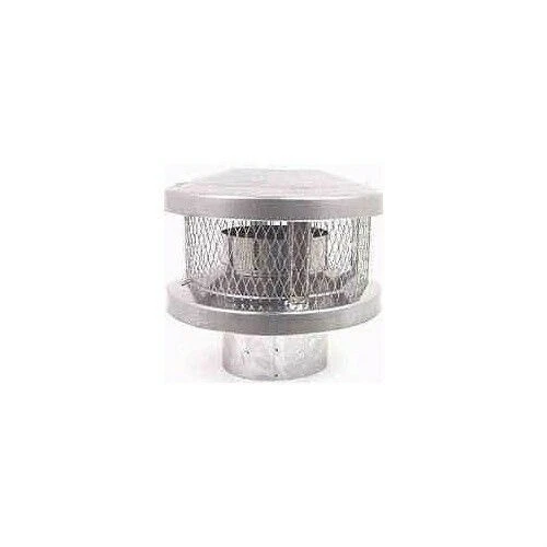American Metal Round Triple Wall 8 Inch Chimney Vent Pipe Cap 8HS-RCS