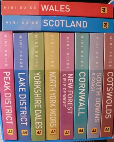 MINI GUIDES BRITAIN- AA SERIES BOXED SET OF 10 Book The Cheap Fast Free Post